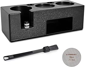 Espresso Tamping Station Portafilter Holder - Coffee Accessories Espresso Tools Holder Organizer Tamper Station for 51mm 53mm 58mm Portafilter