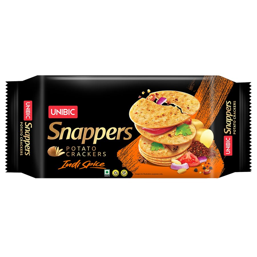 UNIBIC FOODS Snappers Potato Crackers - Indi Spice- 300gm (B09MLCBQ6V) Amazon Price History, Amazon Price Tracker
