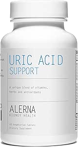 Uric Acid Support - Tart Cherry, Celery Extract, Turmeric, Quercetin - Support Normal Kidney Function - 60 Vegetarian Tablets
