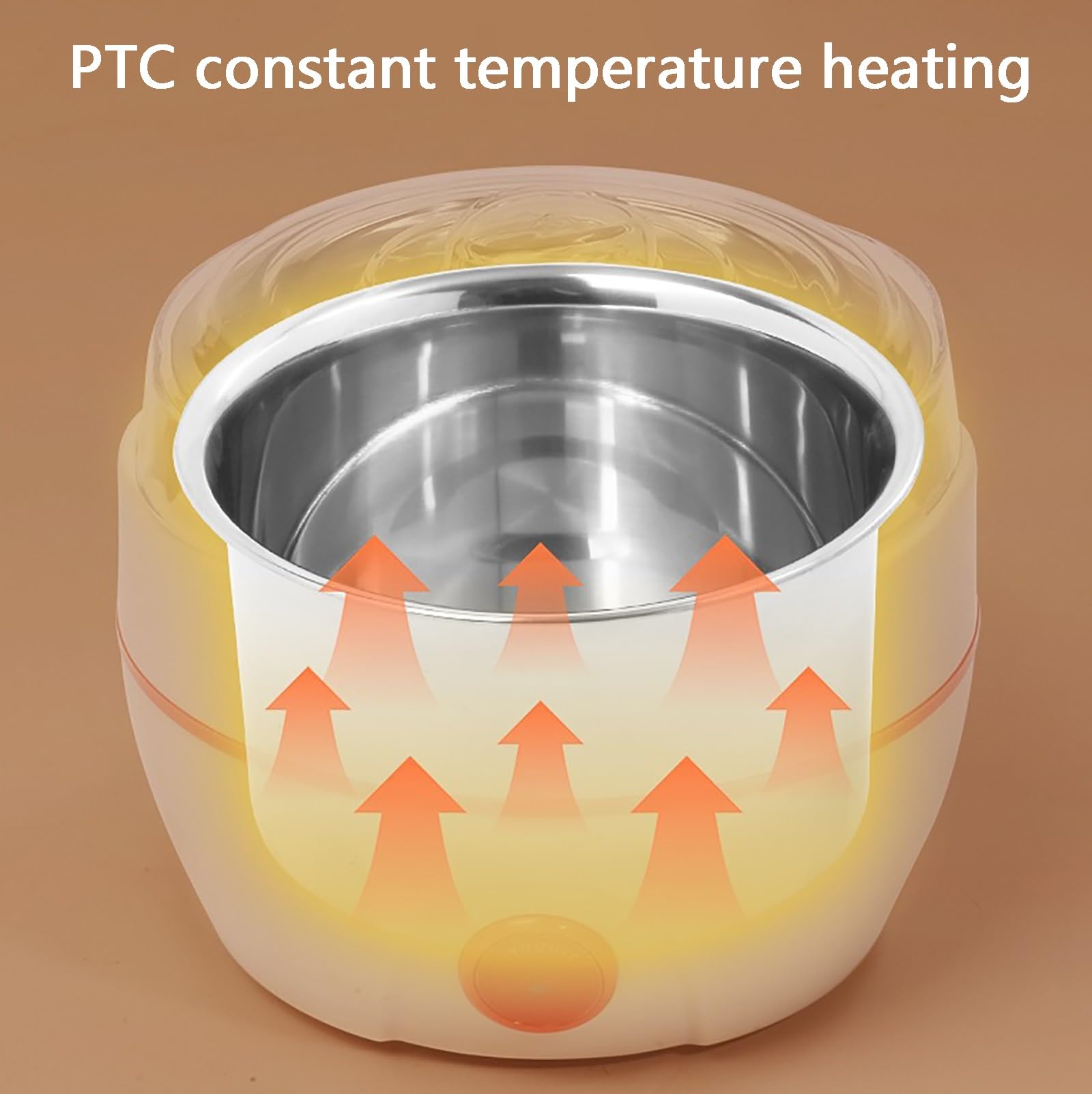 Máquinas para hacer yogur, Calefacción a temperatura constante PTC, compacta y portátil, perfecta for cocinas pequeñas uso diario