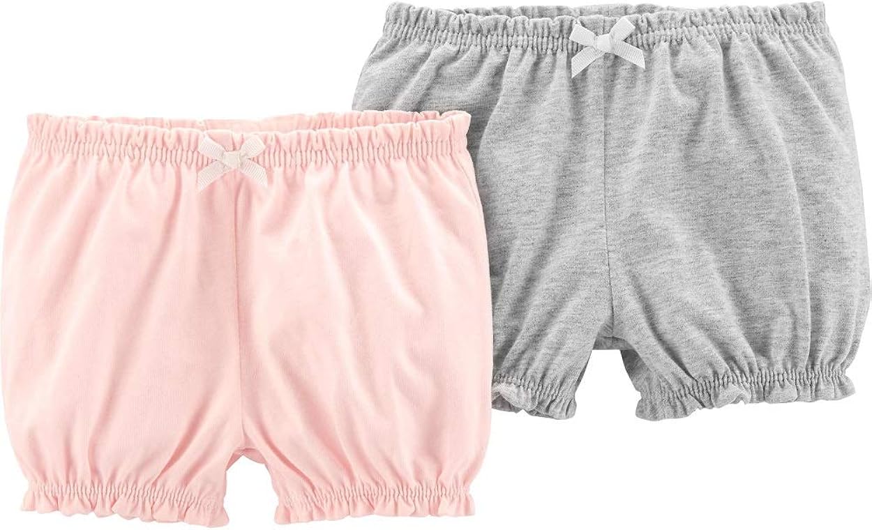 Carter's Baby Girls' 2-Pack Bubble Shorts: Clothing, Shoes & Jewelry