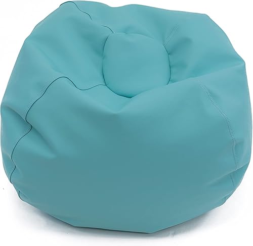 Miniatura 23 de Children's Factory, CF610-076 - Puf Go2 de 26 pulgadas, color cielo, asiento flexible para niños para rincón de lectura, guardería, sala de juegos,