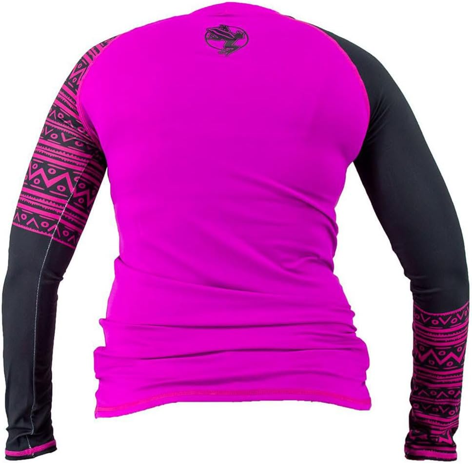 AKONA Women's Long Sleeve Rash Guard, Sun Shirt SPF50+, and Watersports Top. Snorkeling, Surfing, Paddling, Kayaking, Diving