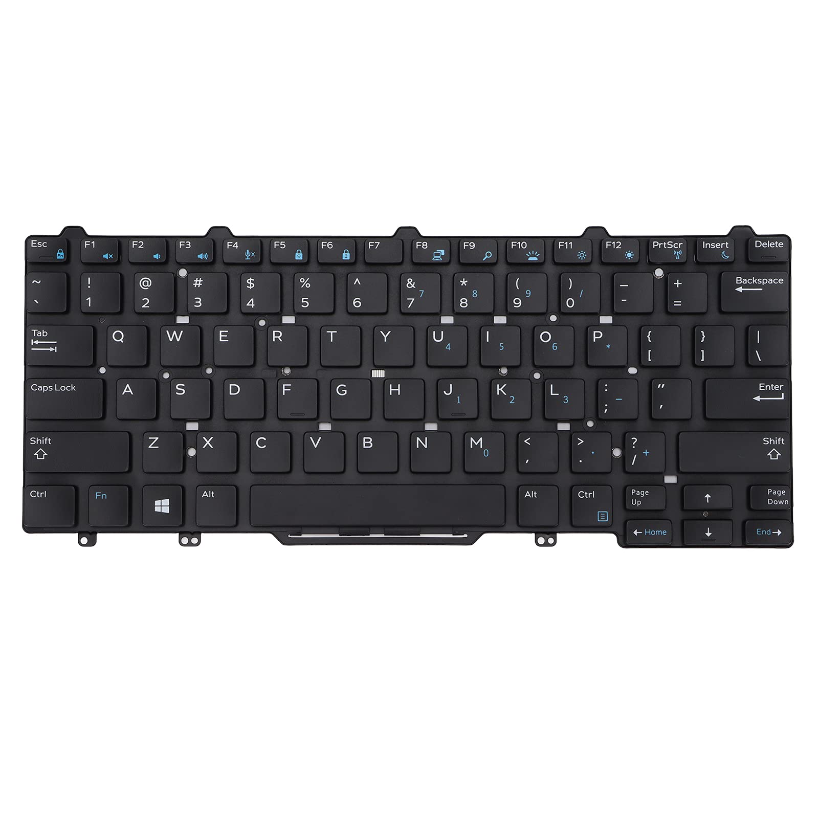 VBESTLIFE 82 Keys Laptop Replacement Keyboard for Dell Latitde 3150, 3160, 3340, 3350, 5250, P25s, 7250, E5250, E5270, E7250
