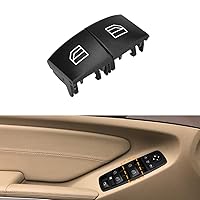 Vista 1 de Moonlinks W164 Botón de interruptor de ventana compatible con Mercedes Benz ML GL R Class - Cubiertas de botones de reparación para interruptor