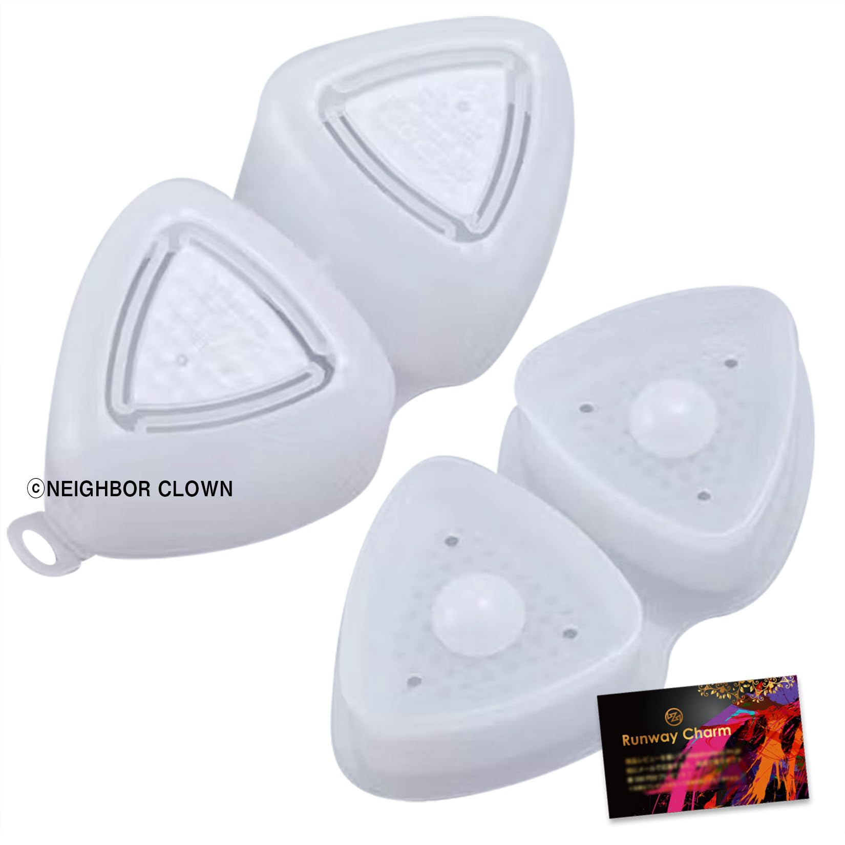 NEIGHBOR CLOWN rcnp1 Rice Ball Maker Rice Ball Mold (Easy to Make Onigiri with Papa and Time-Shortened Dishes / Just Insert Into The Mold and Make Onigiri at the Same Time), Bento Box, Cookware, RC : 
