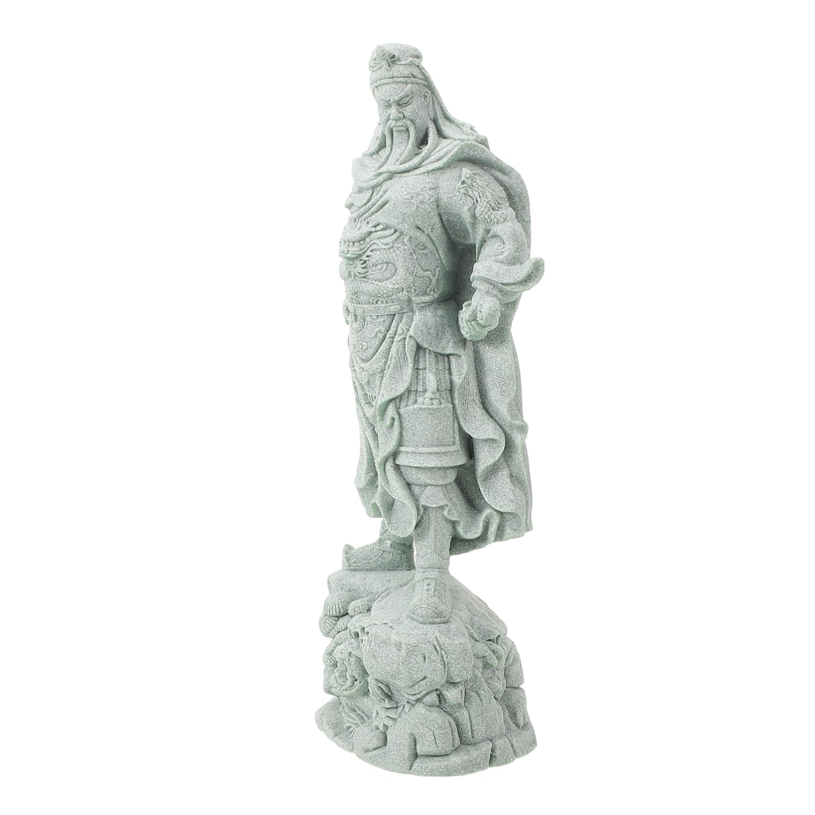 Amazon.co.jp: Milisten 関羽像 彫像装飾装飾品 関帝像 風水神像 関雲 