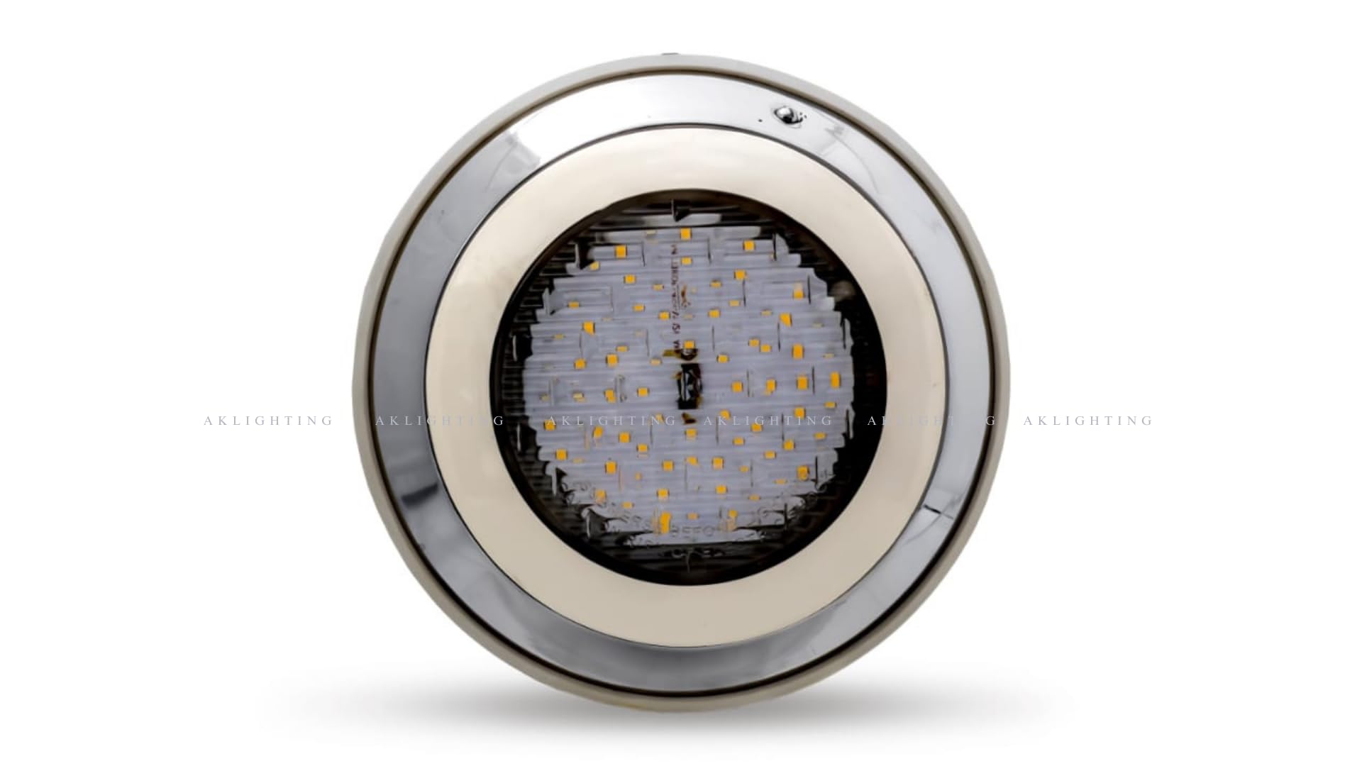 AK Lighting 9'' Dia 40 MM Thickness 18 WATT SS White Rim Swimming Pool Light | Under Water Wall Mounted Light (RGB)-image-34