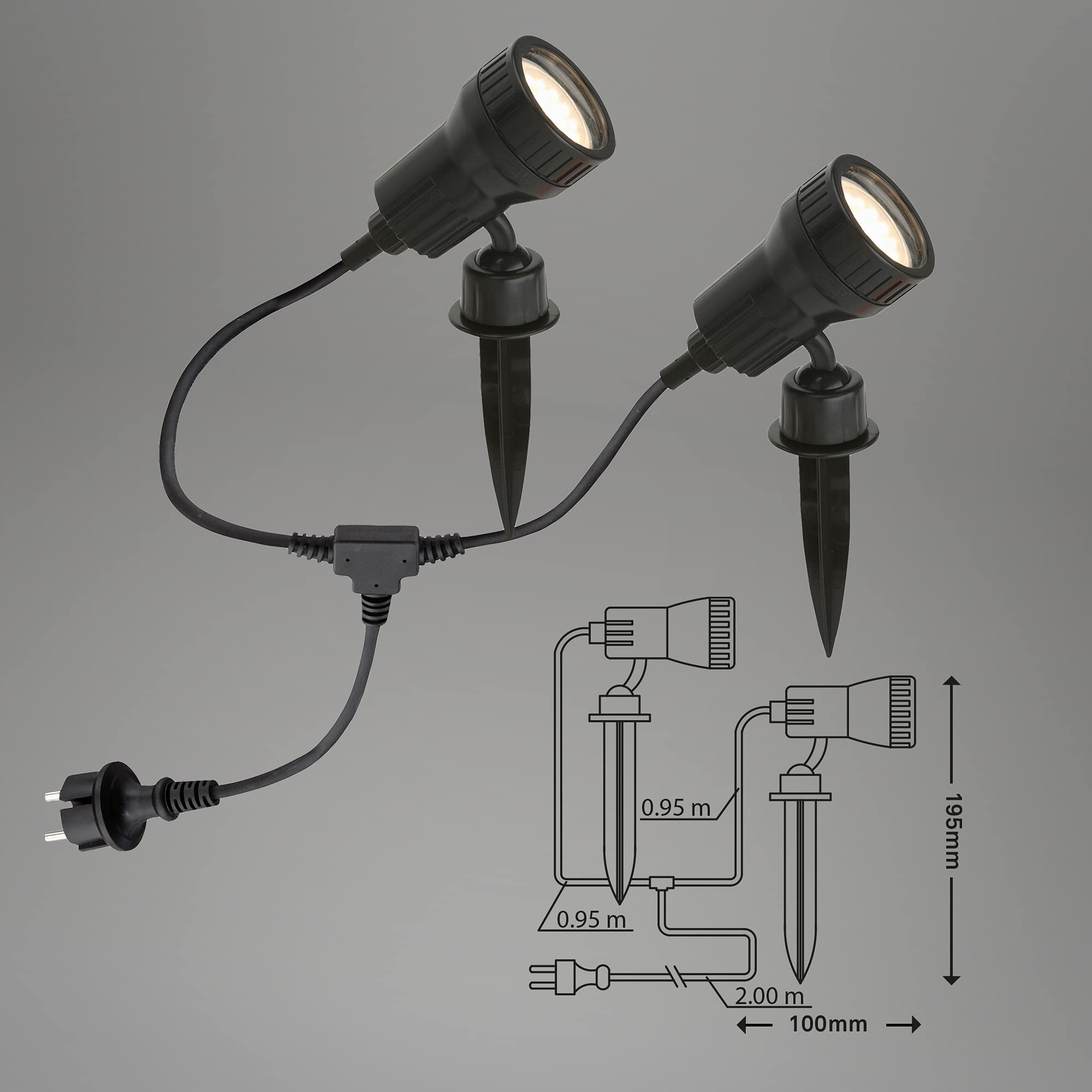 Padverlichting Gutt extra set kopen