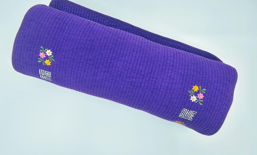 Kpop Jungkook's Favorite Item- Nap Pillow with Traditional Korean Patterns Small and Large Jung kook Photocards Included Weverse Live Nap Pillow (ArmyPurple1-Small)