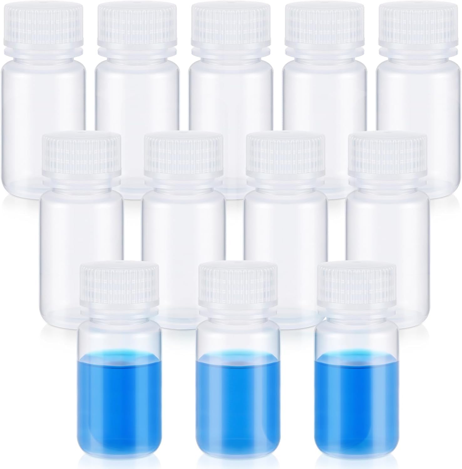 60ml Wide Mouth Reagent Bottles with Lids (Pack of 20) | Laboratory Grade Polypropylene Bottles | Leak-Proof Sample Storage Containers for Chemicals, Liquids, Powders & Lab Use-image-46