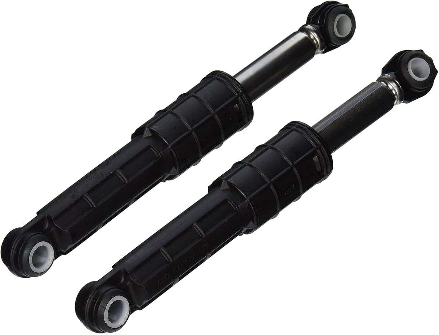 2PCS Black Washer Shock Absorber Rods with M10 Nuts & Mounting Pin 5304485917 Suitable for Electrolux WH17X10001