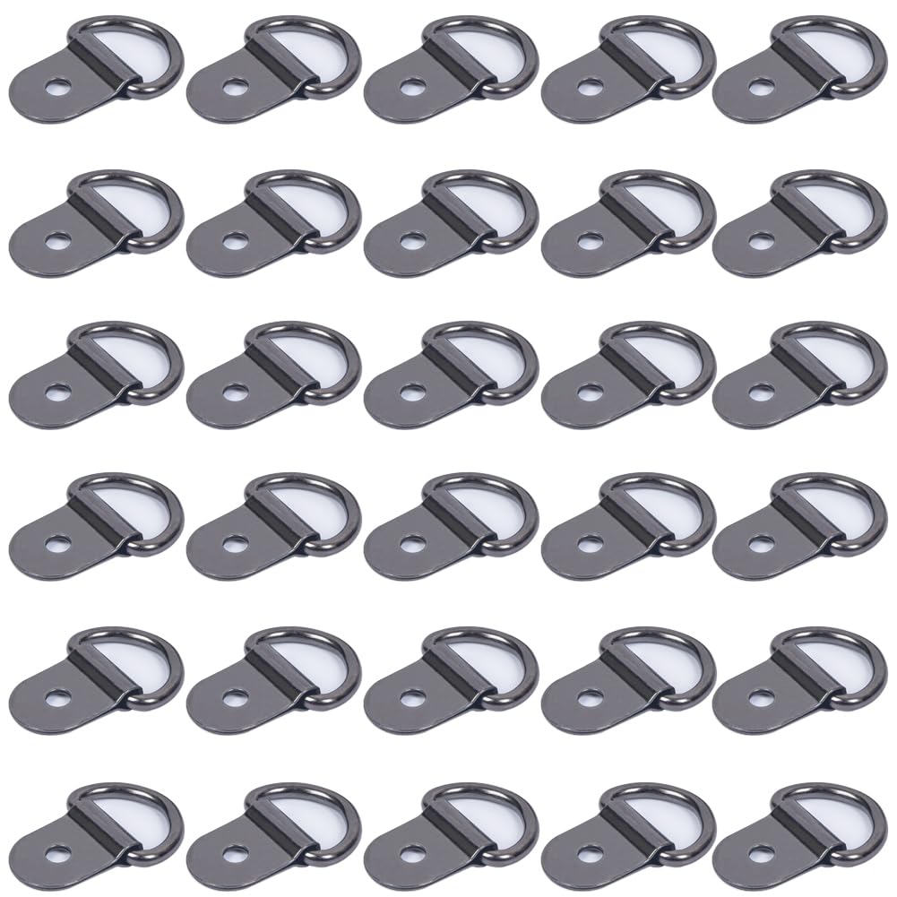 Anillos en D de ancla de acero inoxidable gris para la fijación de accesorios en caravanas