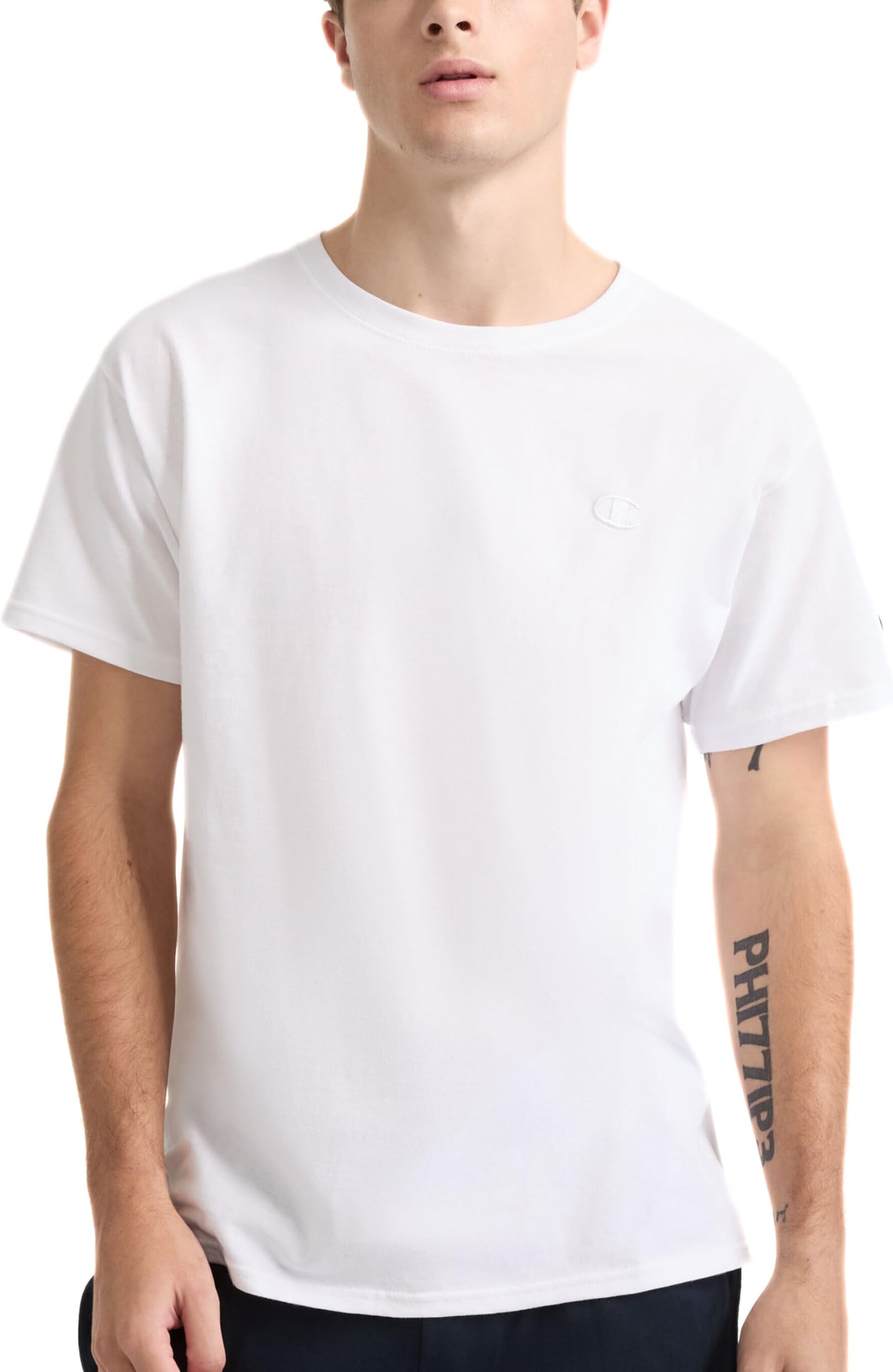Men's Classic Short Sleeve T-Shirt, Standard Fit, Midweight 100% Cotton, Available in Regular and Big & Tall