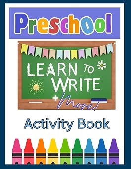 Big Preschool Workbook for Kids Ages 3 and up, Handwriting, ABCs and Numbers, Colors & Shapes, Follow Directions, and More, 99 Pages Activity Book for fine motor skill and language development