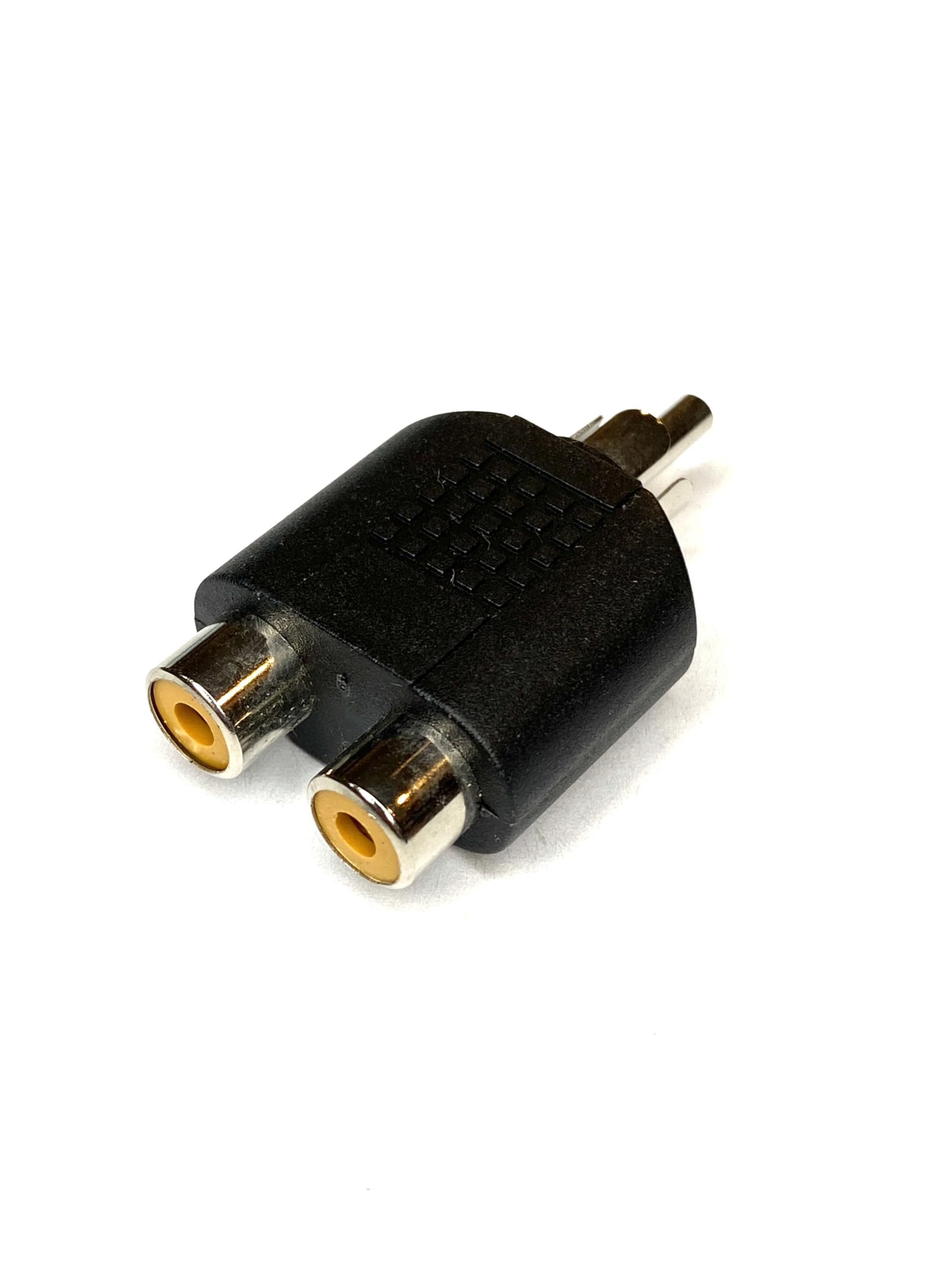 2 Adaptadores De Metal Rca Hembra A Doble Macho 2 Rca Cha | Meses sin