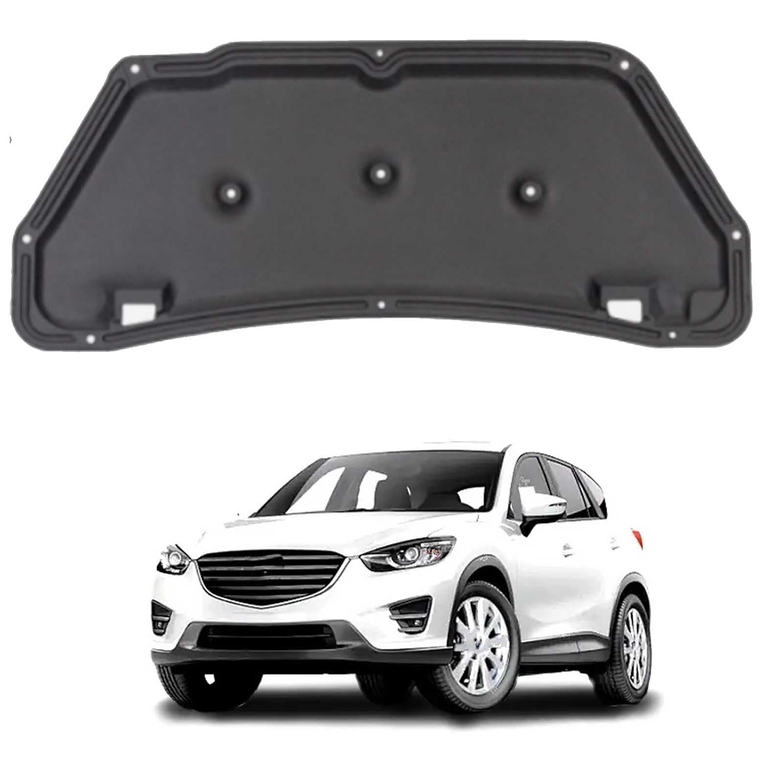 Papep Normal Heat Shield & Soundproof Cotton For Mazda Cx-5 Ke 2012-2017 Oe: Kd5356681 Kd6256681a, Bonnet Engine Insulation Mat, Noise Reduction Thermal Liner Cover For Car Hood
