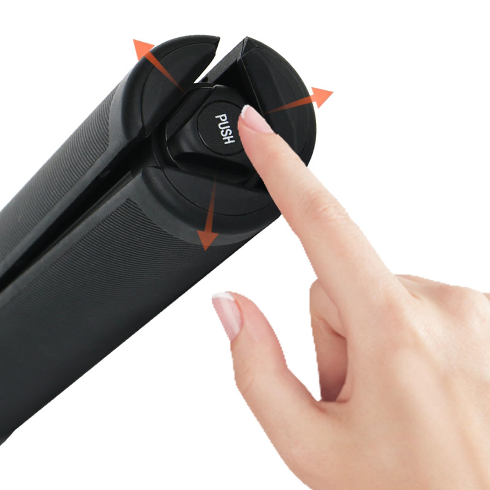 Perche à selfie torsadée en aluminium léger et portable pour smartphones, appareils photo, rotation à 360 °