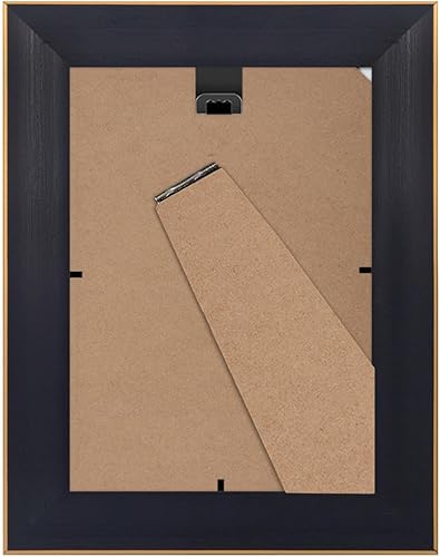 Vista 617 de Americanflat Portarretratos de 8 x 12 pulgadas con plexiglás pulido, juego de 2 portarretratos de 6 x 8 pulgadas con paspartú o para fotos de 8 x 12