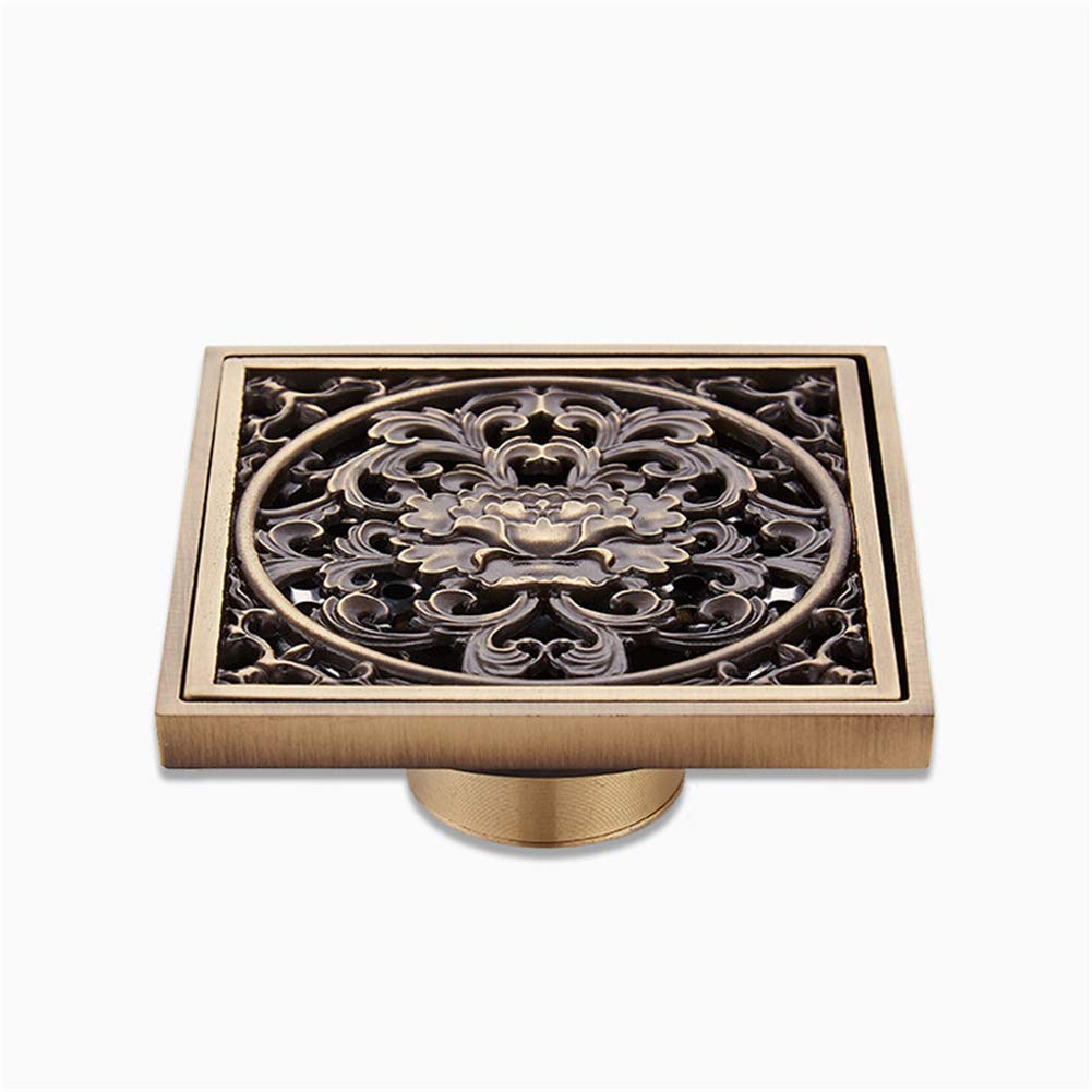Filtre de drain de sol anti-odeur amovible en laiton de douche