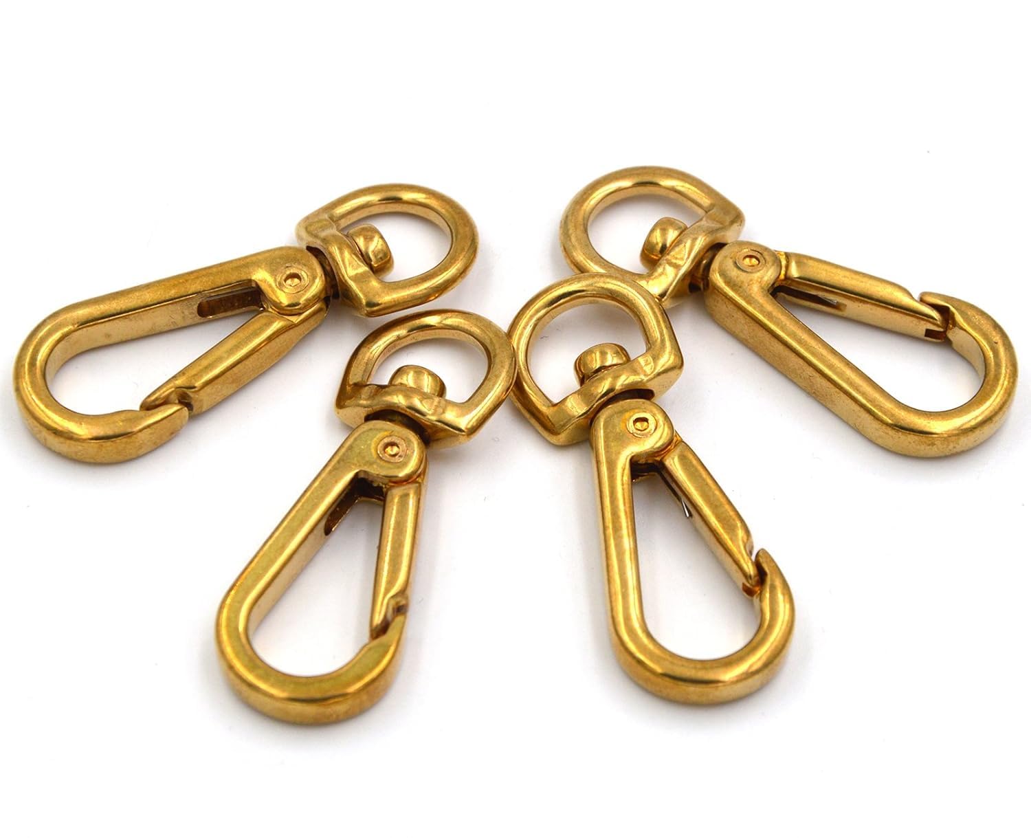 Muzztech Pack of 10 Swivel Lobster Clasps Push Gate Snap Hook Bag
