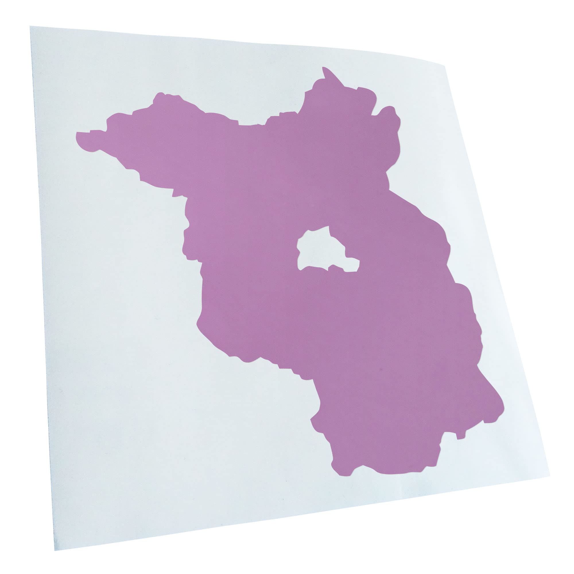 Kiwistar - Car Sticker - Lilac - 40 x 36 cm Brandenburg Germany Silhouette - Rear Window Car Sticker Weatherproof for Car Truck Moped Truck - Sticker Exterior Self-Adhesive Tuning Accessories for
