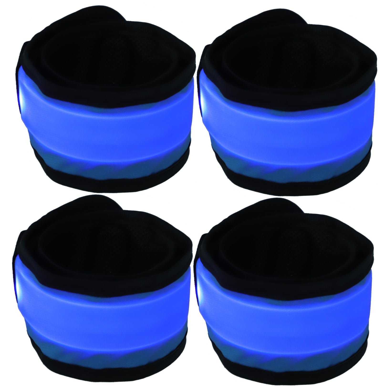 BESPORTBLE 4pcs LED Horse Leg Straps Riding Bands for Enhanced Visibility for Night Riding Daily Use Durable Comfortable Equestrian Accessories