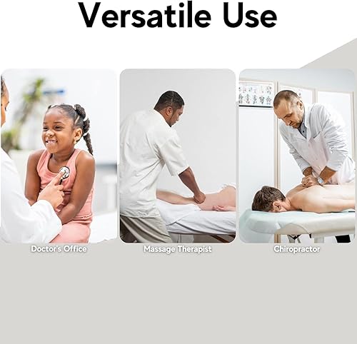 Miniatura 5 de Papel de mesa de examen  Rollo de cubierta de barrera médica suave desechable de 14 x 225 pies  Rollos de papel anchos para spas, guarderías,