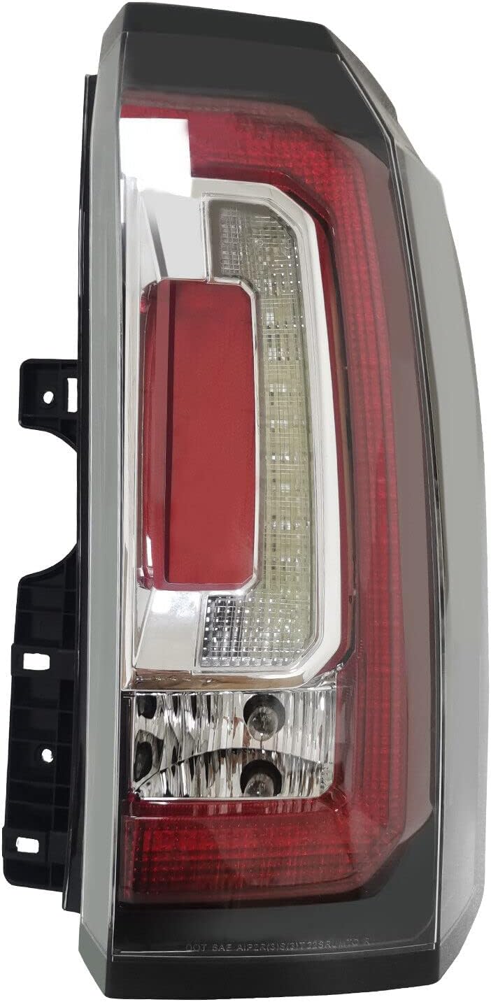 BOORANIL Tail Light Assembly Passenger Side - LED Type Right Barke Lamp Compatible with 2015-2020 GMC Yukon/Yukon XL Repalce# 84536243