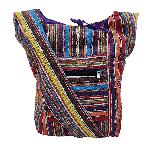 Image of SUVASANA Large Sling Shoulder Bag for Men Women Casual Comfortable Everyday Purse Travel Women's Cross-body Bags