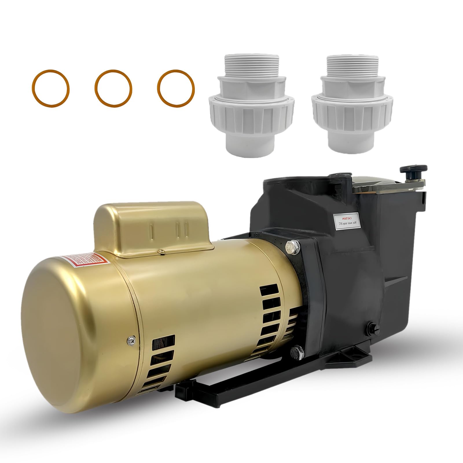 W3SP2615X20 - Bomba de piscina de 2 HP de potencia mejorada de 115/230 V de una sola velocidad para piscinas y spas en el piso de repuesto para Hayward SP2615X20