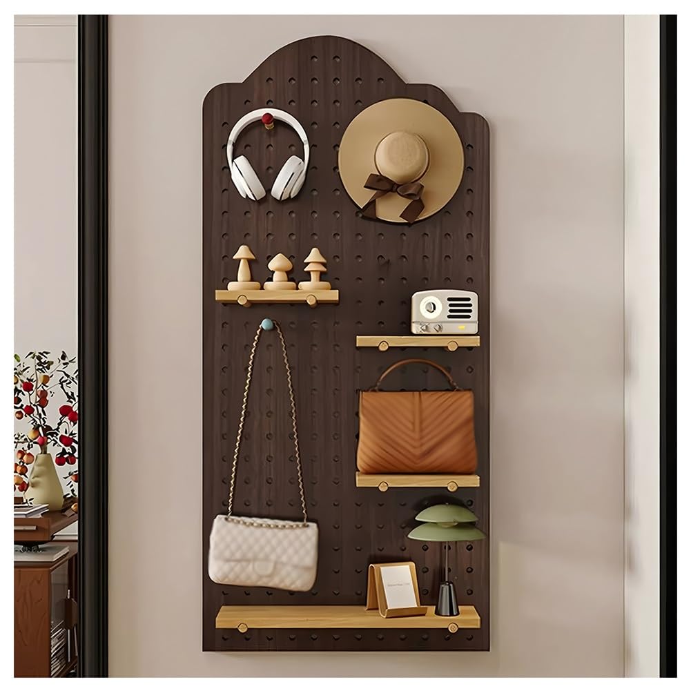 Stecktafel-Wand-Organizer-Paneele aus Massivholz, modulares Display-Kit für Werkzeugaufbewahrung, Wandhalterungsregale für Garage, Küche und Zimmer – vielseitiges Kombinationssystem