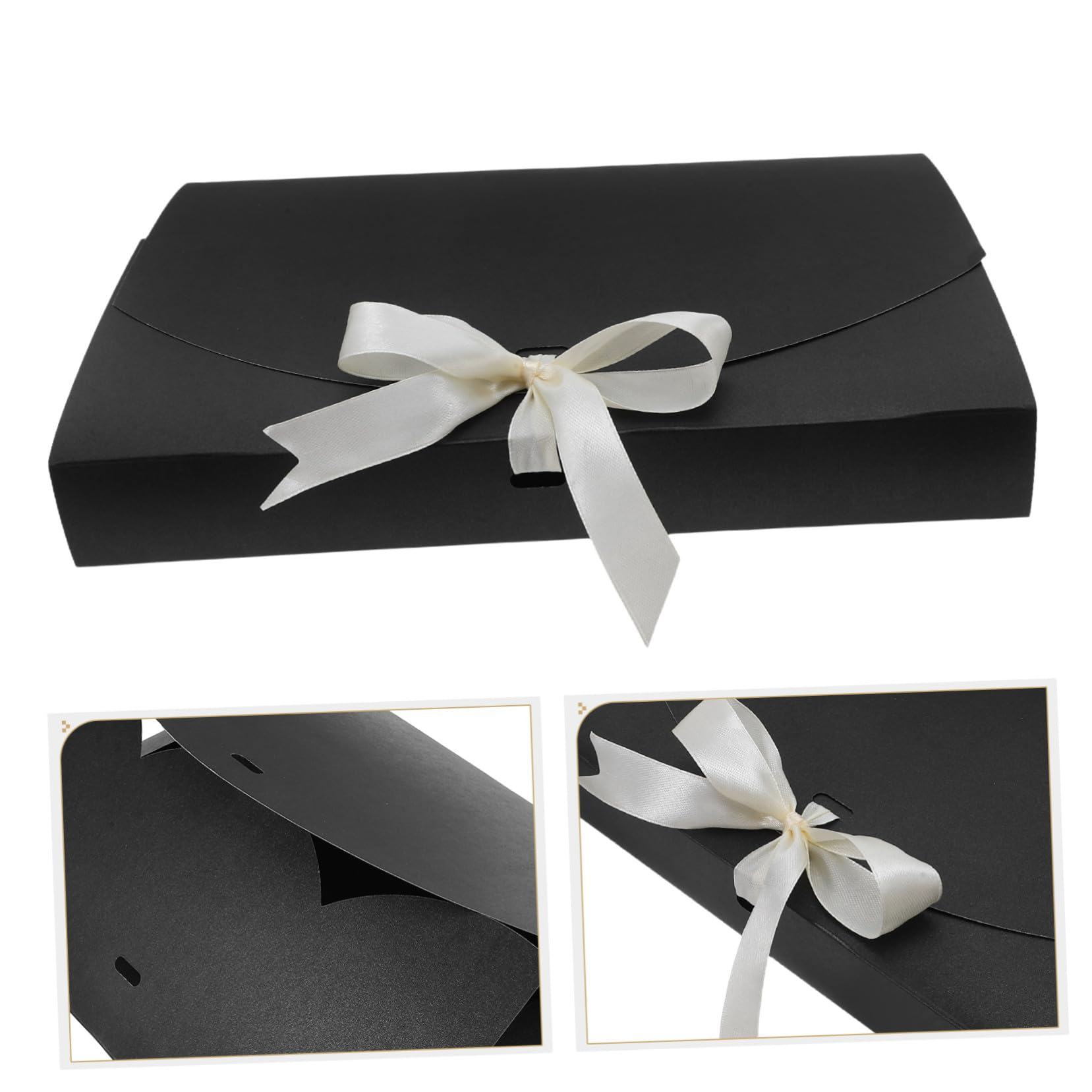 Didiseaon 20 Pezzi Scatole Regalo con Fiocco per Sciarpe e Camicie Eleganti Buste da Imballaggio per Asciugamani Confezioni Resistenti per Bomboniere Matrimonio Compleanni Natale Addio al