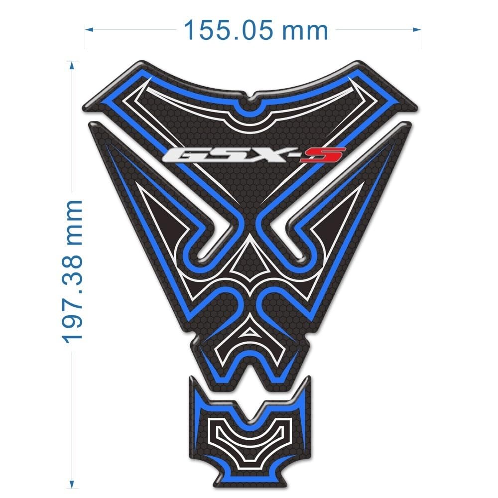 Autocollants Protection Réservoir Moto GSX-S 750/1000 - Résine époxy, Anti-rayures, Décoration Et Sécurité