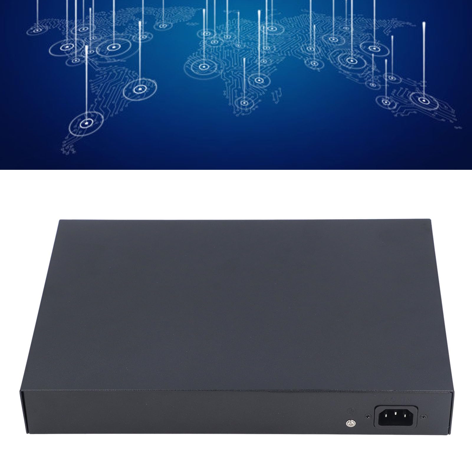 Switch Ethernet a 16 Porte, Trasmissione Dati Ad Alta velocità, Hub di Rete da 38 Gbps con Protezione Contro i Fulmini, Espansione di Rete Flessibile per Casa, Ufficio e Altro