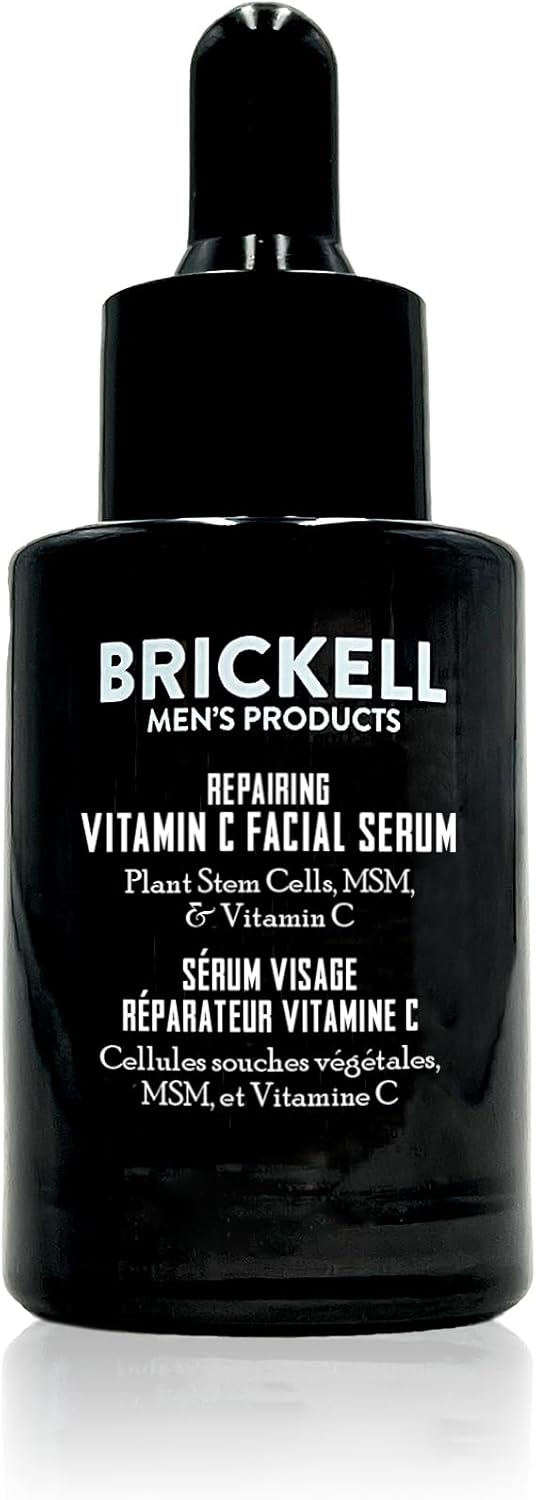 Brickell Men’s Anti Aging Vitamin C Serum For Face, Repairing Night Face Serum for Men, Natural and Organic Hyaluronic Acid Serum For Face to Diminish Wrinkles and Reduce Redness, 30ml, Unscented Brickell Men’s Anti Aging Vitamin C Serum For Face, Repairing Night Face Serum for Men, Natural and Organic Hyaluronic Acid Serum For Face to Diminish Wrinkles and Reduce Redness, 30ml, Unscented