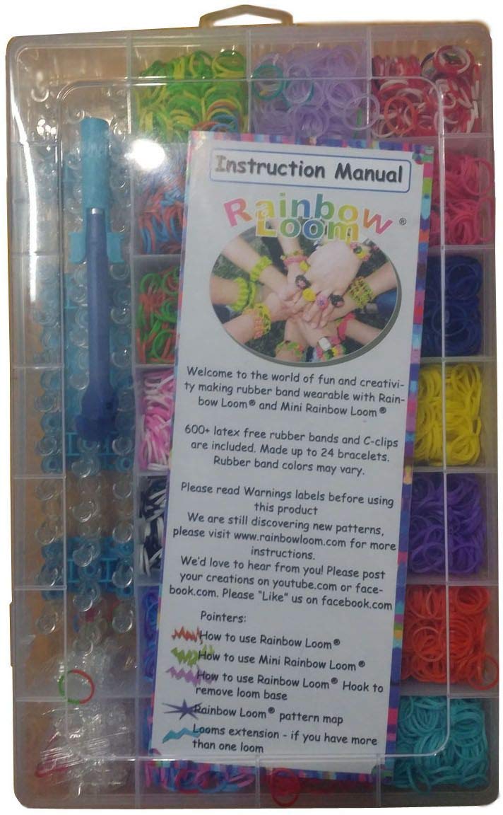 Rainbow LoomBand Pro Kit with Storage Case (21-Block)