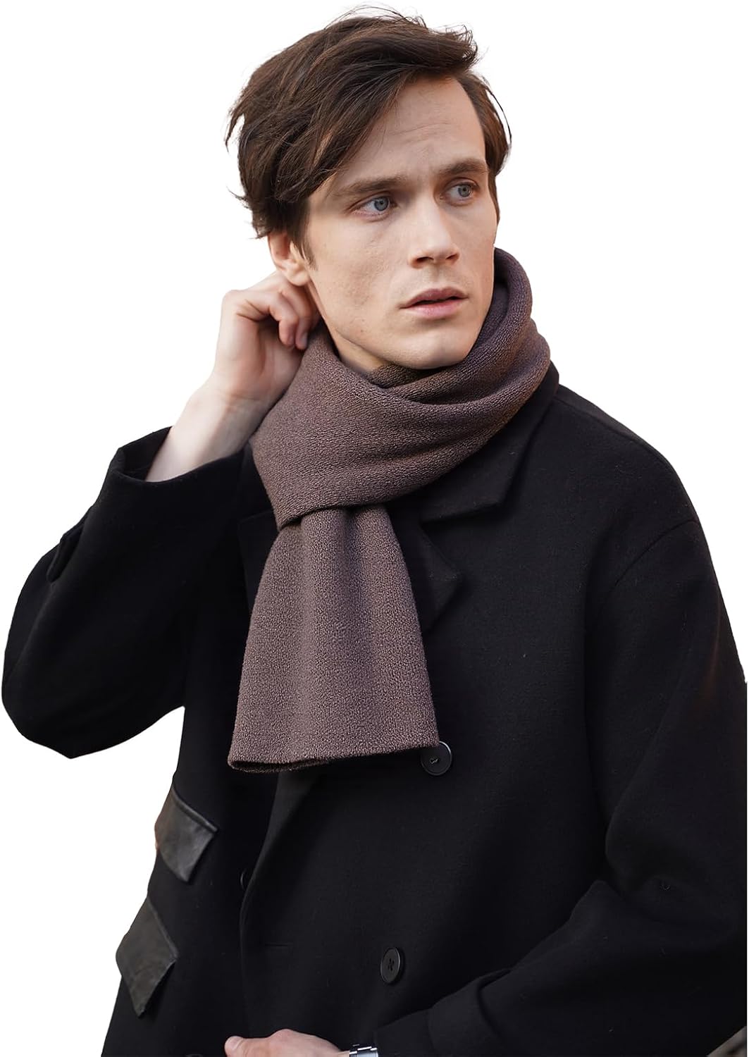 Luxury 100% Cashmere Scarf for Women & Men, 59''x10'' Extra Warm Winter Scarf, Blanket Scarves in Premium Gift Box - Image 2