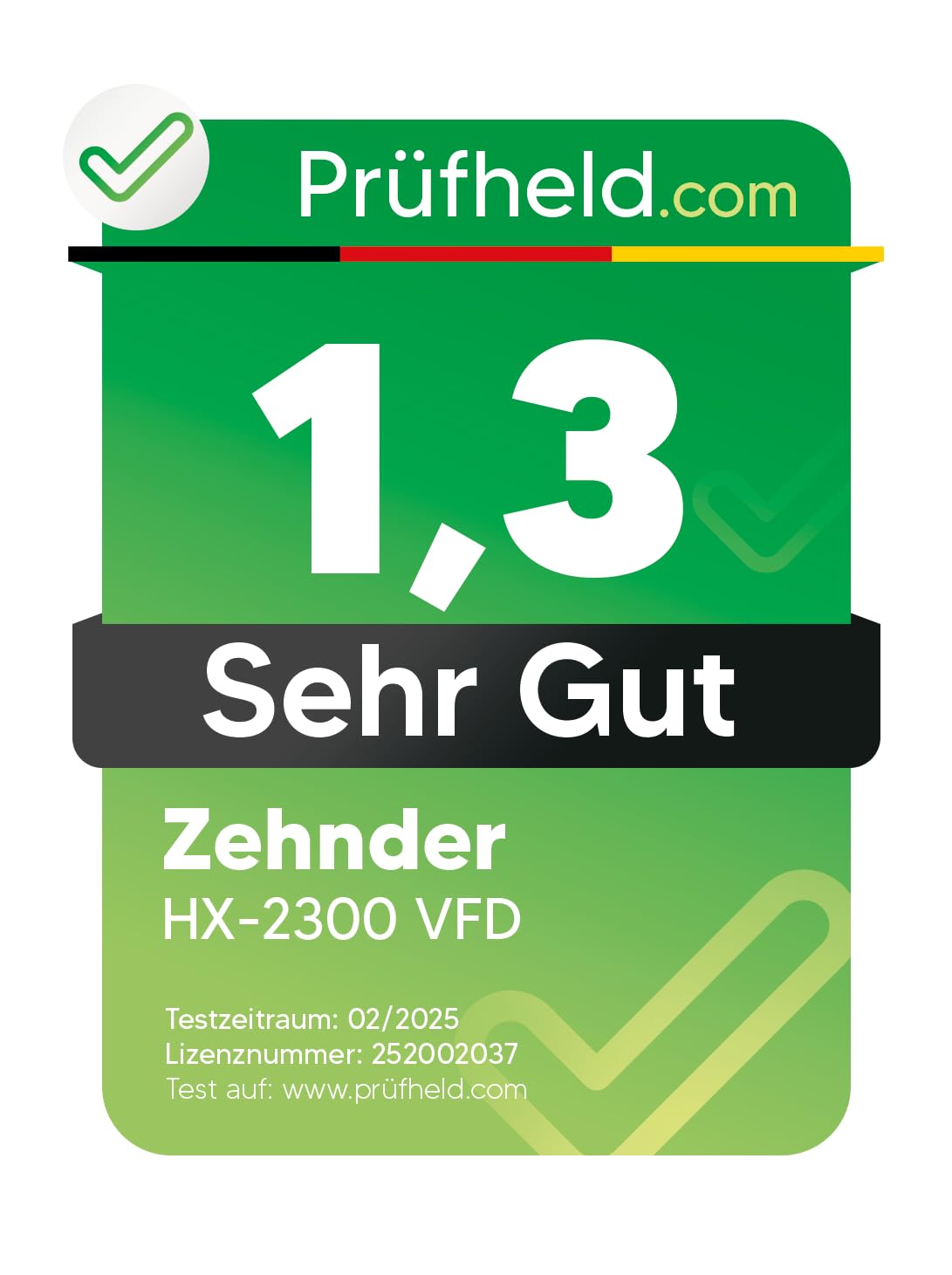 Zehnder HX 2300 VFD Sat Receiver HD fähig Full HD Digital Sat-Receiver für Satellitenschüssel