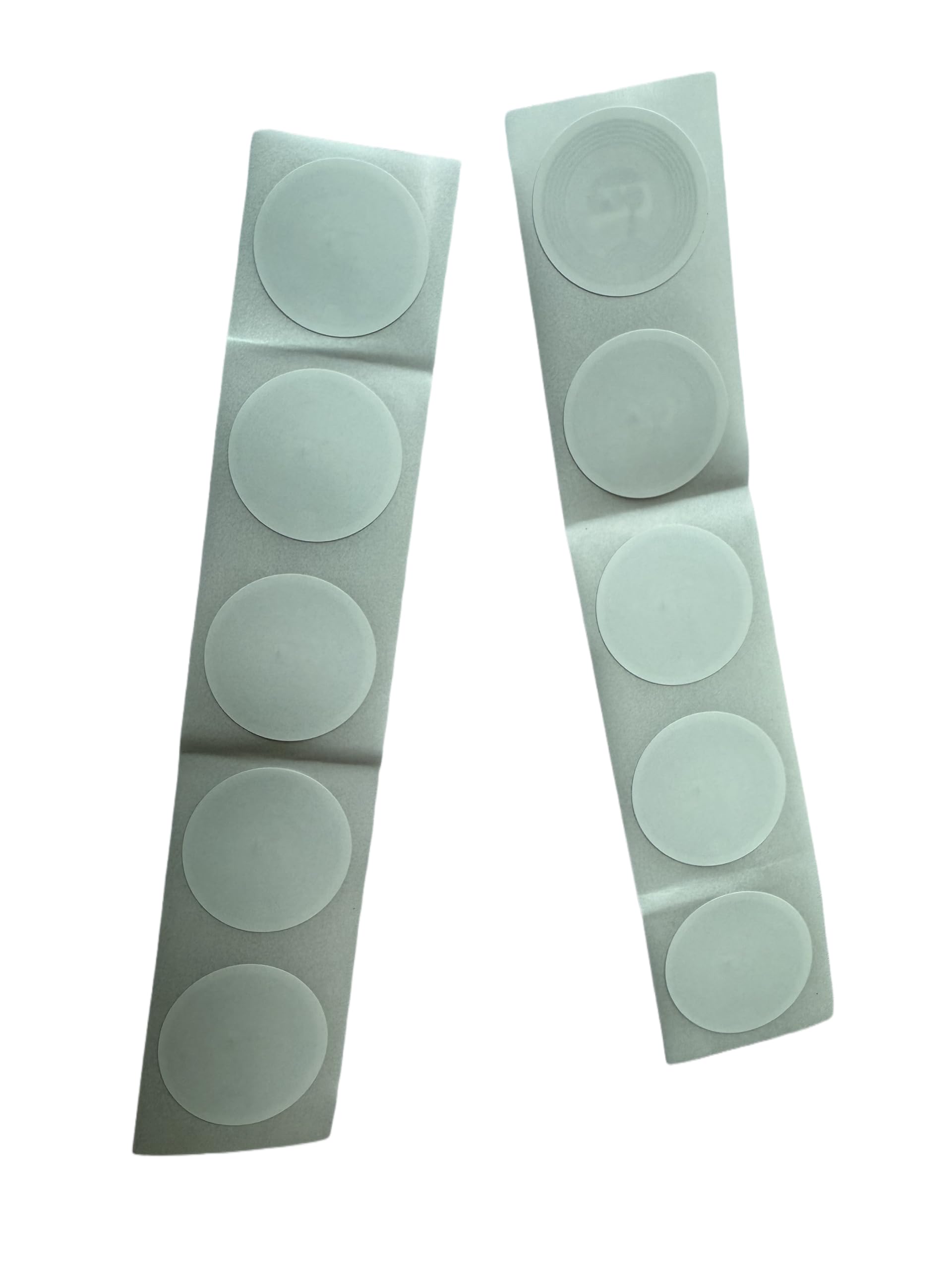 YARONGTECH Lot de 100 autocollants RFID NFC 13,56 MHz MIFARE Classic 1K S50, étiquettes intelligentes ISO 14443A Mifare 1K MF1 (Ø 25 mm)