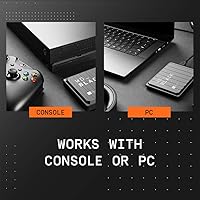 Vista 5 de WD_BLACK 6TB P10 Game Drive - Disco duro externo portátil, funciona con PlayStation, Xbox y PC - WDBZ7D0060BBK-WESN