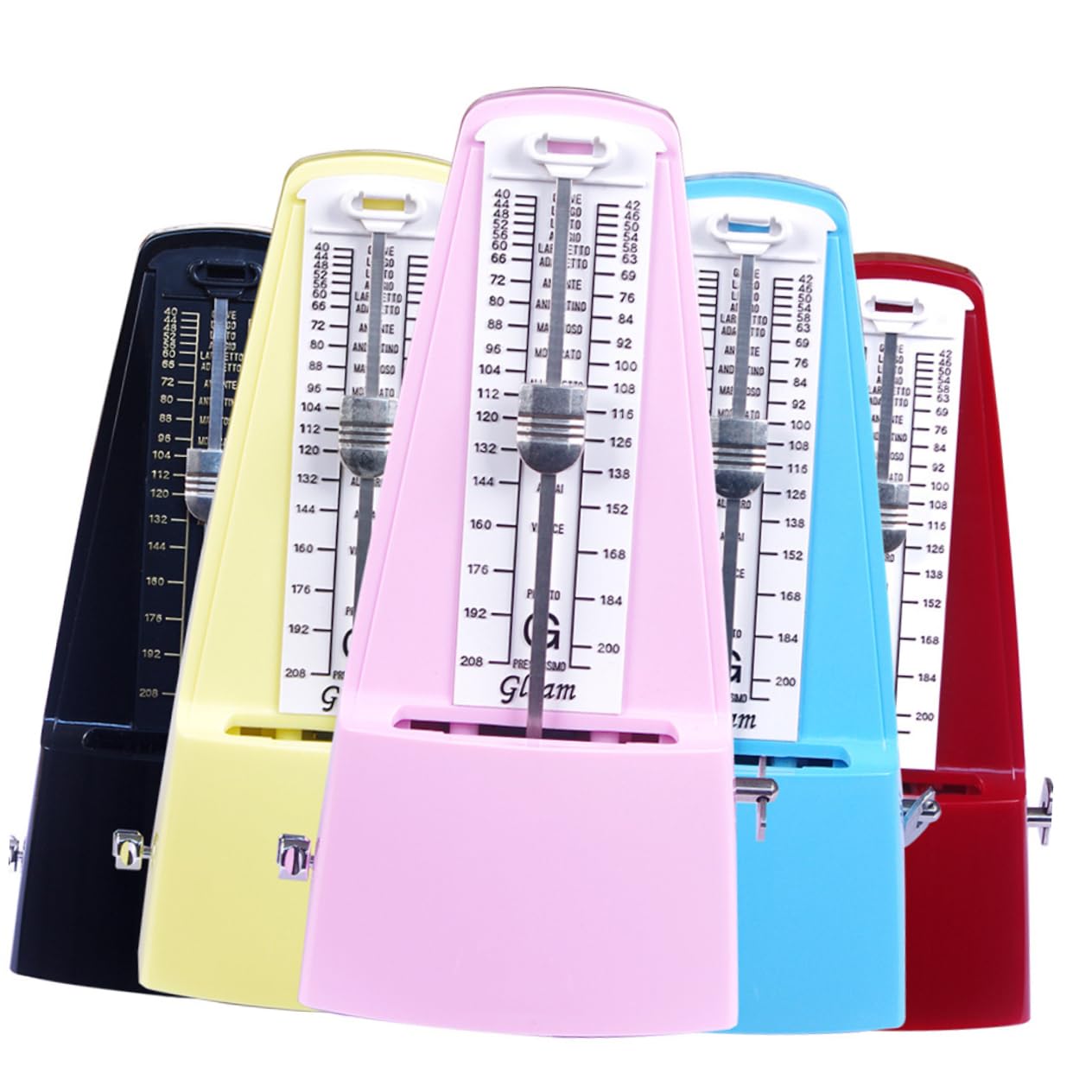 ibasenice Mécanique Rose Pour Piano Et Guitare Outil De Pratique Durable Avec Cloche Facile à Utiliser