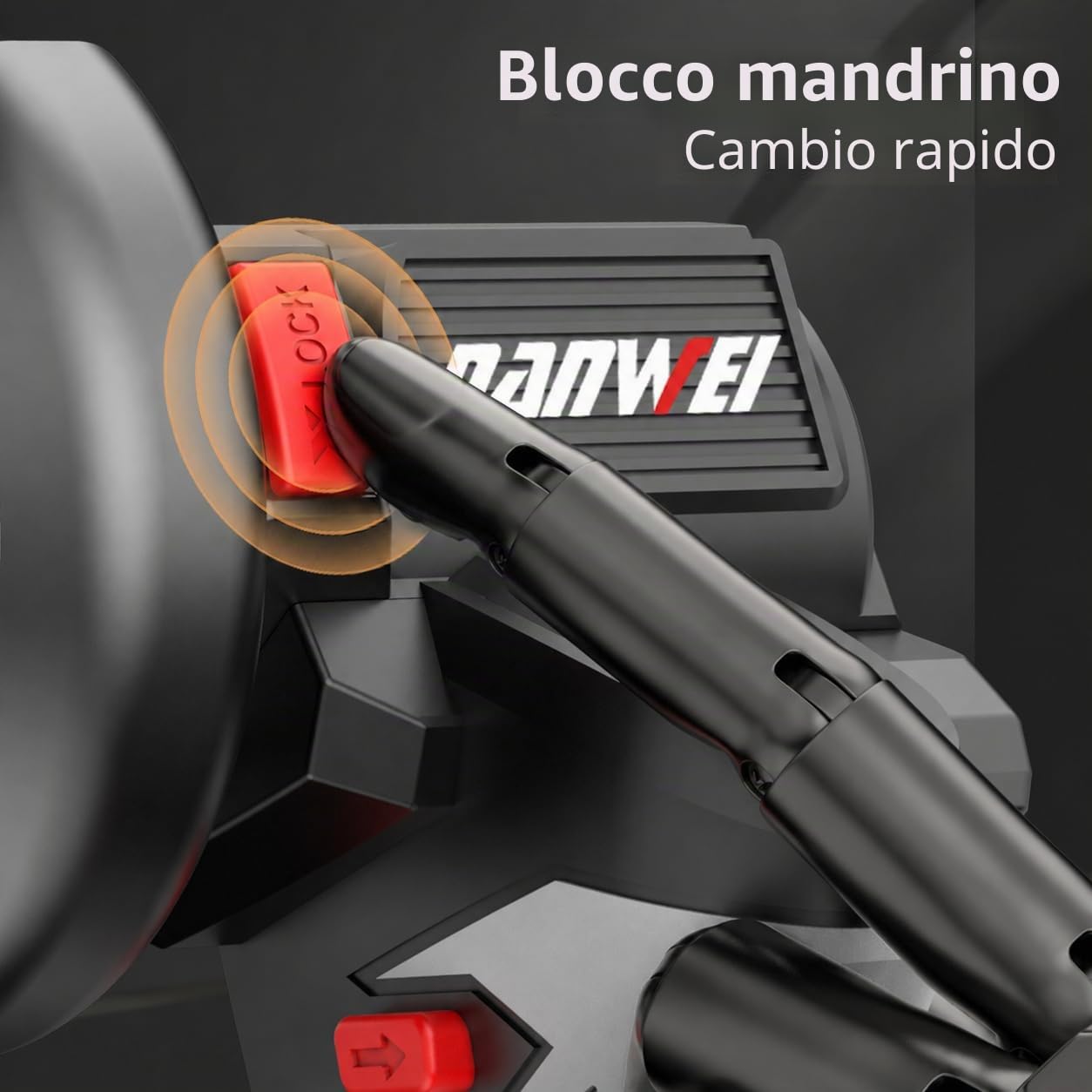 NANWEI 3-pollici smerigliatrice angolare a batteria per accumulatore Makita 18 V, 76 mm smerigliatrice compatta e leggera, 0–15.000 giri/min per dischi da taglio, dischi lamellari per taglio e