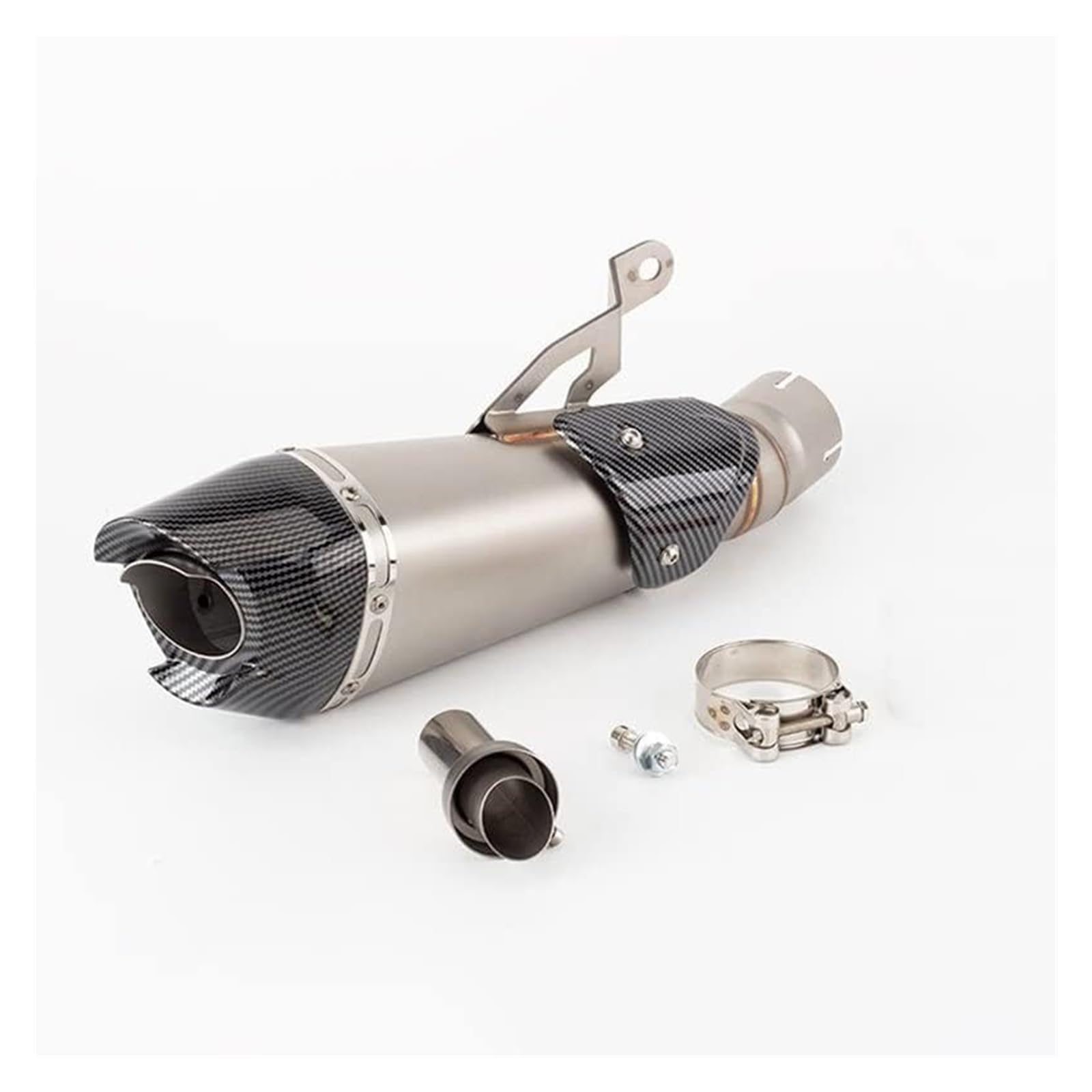 per BMW S1000RR 2019-2022 Silenziatore di Scarico per Moto Escape con Scudo Termico E Db Killer Diametro Tubo Slip Silenziatore Scarico Tubo