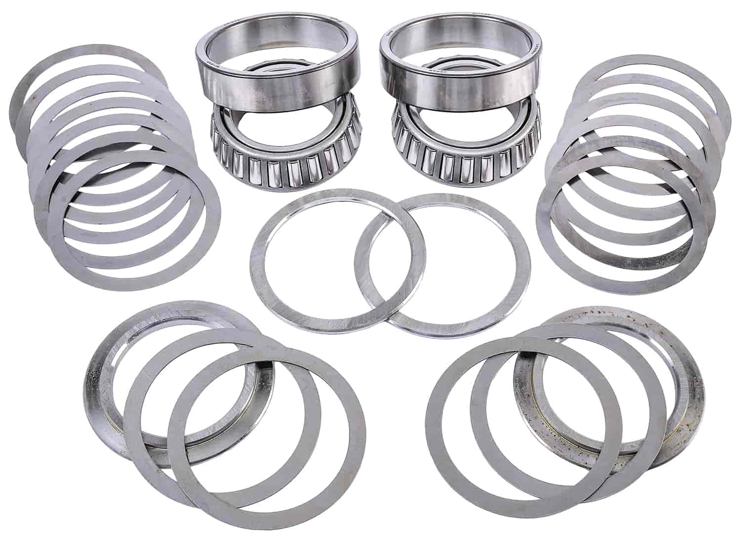 JEGSSpool & Posi Carrier Bearings | Fits GM 8.5' 10-Bolt Center Sections with 30 Splines | Includes Carrier Bearings, Races, and Shim Set