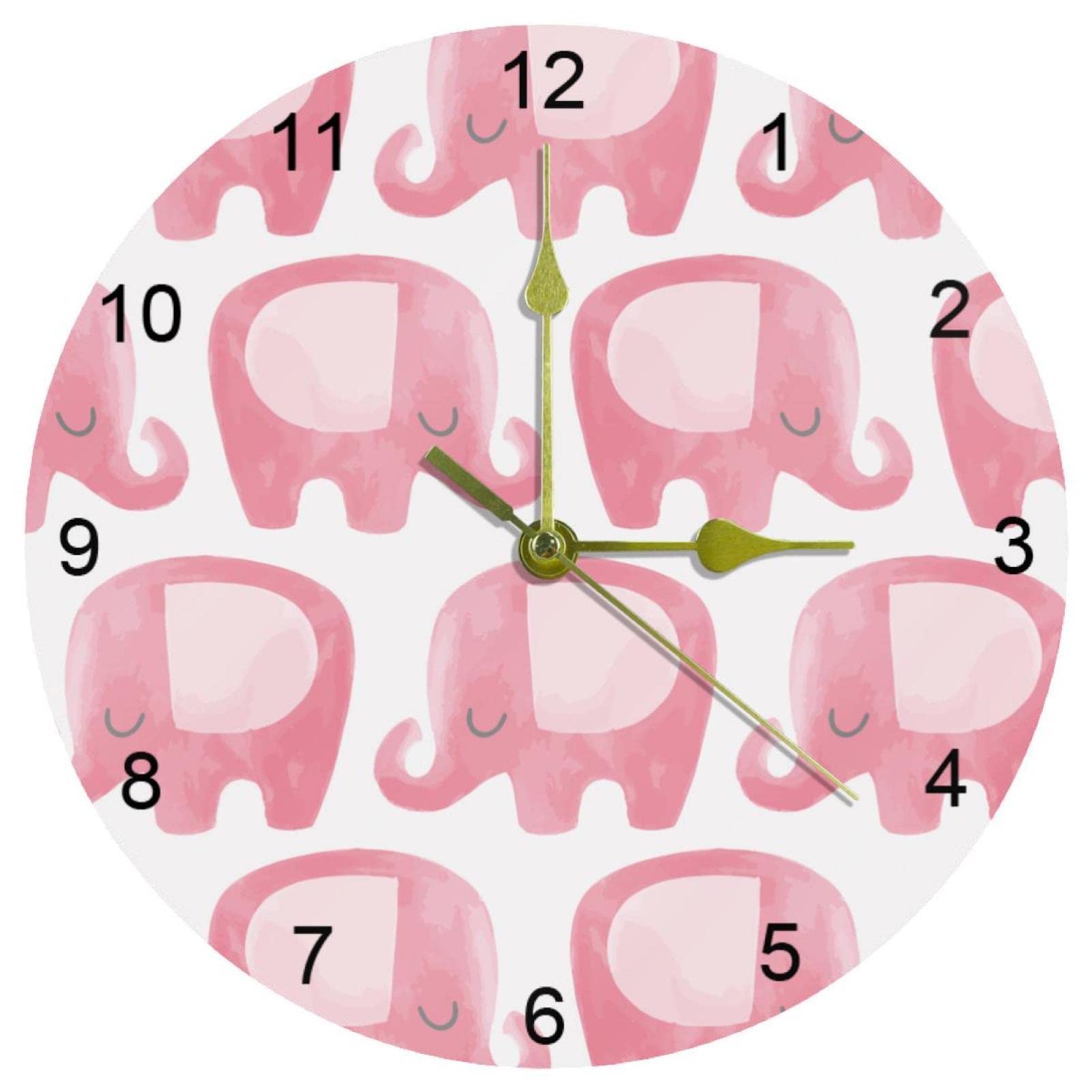 Horloge murale silencieuse quartz 25,4 cm sans tic-tac