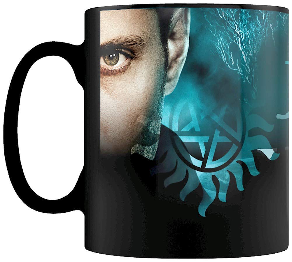 GB Eye Supernatural, Sam and Dean Symbol, Heat Changing Mug, Ceramic, Various, 15 x 10 x 9 cm