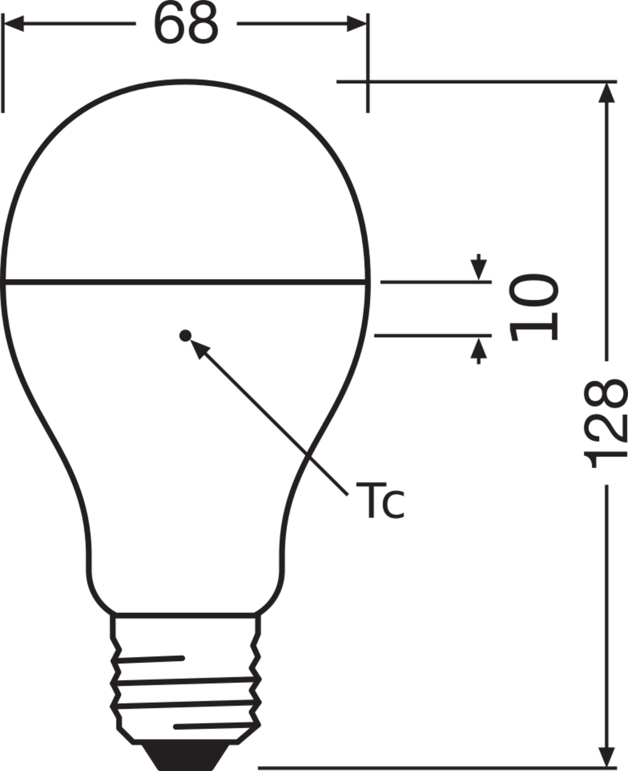OSRAM Lot de 6 x Ampoules LED, Culot E27, Blanc chaud, 2700 K, 19 W équivalent 150 W, dépolie, LED STAR, Forme Standard
