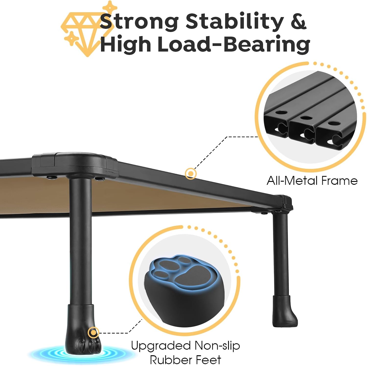 Ultimate Comfort: Veehoo Chew Proof Dog Cots for Your Large Dog