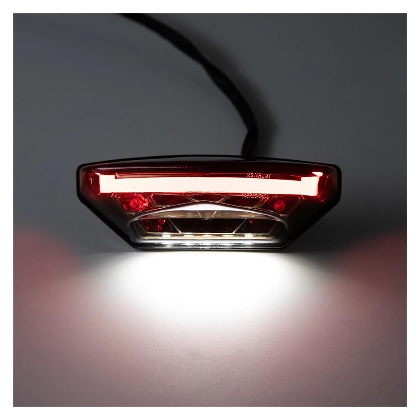 luce posteriore freno stop Accessori universali per moto da 12 V, luci posteriori a LED, luci di guida integrate, modifica del veicolo